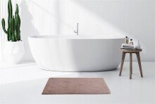 Badematte >Rabbit Light< in Rosa, 100% Polyester - 100x65cm (LxB)