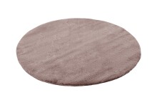 Badematte >Rabbit Light< in Rosa, 100% Polyester - 100x100cm (LxB)