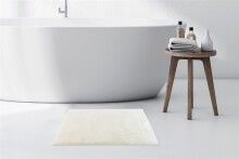 Badematte >Rabbit Light< in Weiß, 100% Polyester - 60x40cm (LxB)