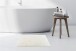 Badematte >Rabbit Light< in Weiß, 100% Polyester - 60x40cm (LxB)