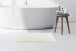 Badematte >Rabbit Light< in Weiß, 100% Polyester - 90x50cm (LxB)