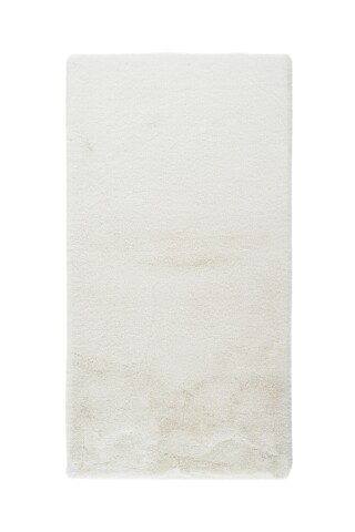 Badematte >Rabbit Light< in Weiß, 100% Polyester - 130x70cm (LxB)