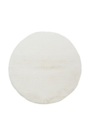 Badematte >Rabbit Light< in Weiß, 100% Polyester - 100x100cm (LxB)