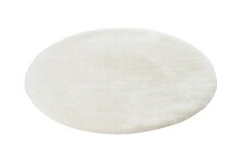 Badematte >Rabbit Light< in Weiß, 100% Polyester - 100x100cm (LxB)