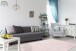 Teppich >Bali< in Puderrosa, 100% Polyester - 150x80cm (LxB)