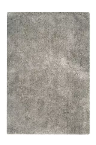 Teppich >Bali< in Silbergrau, 100% Polyester - 150x80cm (LxB)