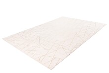 Teppich >Bijou< in Creme / Gold, 100% Polyester - 150x80cm (LxB)