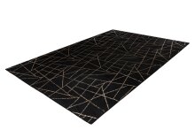 Teppich >Bijou< in Schwarz / Gold, 100% Polyester - 230x160cm (LxB)