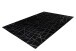 Teppich >Bijou< in Schwarz / Silber, 100% Polyester - 230x160cm (LxB)