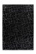 Teppich >Bijou< in Schwarz / Silber, 100% Polyester - 230x160cm (LxB)