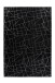 Teppich >Bijou< in Schwarz / Silber, 100% Polyester - 290x200cm (LxB)