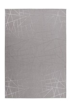 Teppich >Bijou< in Taupe / Silber, 100% Polyester -...