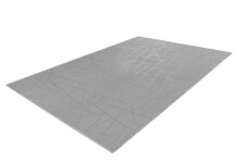 Teppich >Bijou< in Taupe / Silber, 100% Polyester - 150x80cm (LxB)