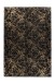 Teppich >Bijou< in Schwarz / Gold, 100% Polyester - 150x80cm (LxB)
