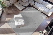 Teppich >Bijou< in Taupe / Silber, 100% Polyester - 170x120cm (LxB)