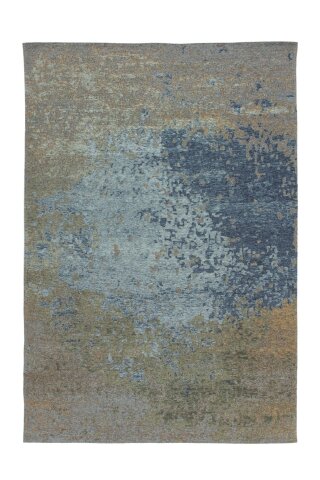 Teppich >Blaze< in Multi / Blau, 75% Polyester / 25% Baumwolle - 170x115cm (LxB)