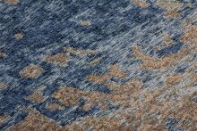 Teppich >Blaze< in Multi / Blau, 75% Polyester / 25% Baumwolle - 170x115cm (LxB)