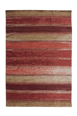 Teppich >Blaze< in Multi / Rot, 75% Polyester / 25% Baumwolle - 230x155cm (LxB)
