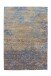 Teppich >Blaze< in Blau / Beige, 75% Polyester / 25% Baumwolle - 170x115cm (LxB)