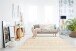Teppich >Bohist< in Natural, 90% Wolle / 10% Baumwolle - 200x200cm (LxB)