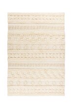 Teppich >Bohist< in Natural, 90% Wolle / 10%...