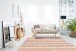 Teppich >Bohist< in Rosa / Creme, 90% Wolle / 10% Baumwolle - 150x80cm (LxB)
