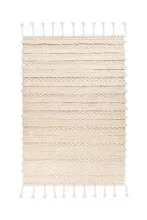 Teppich >Bohist< in Natural, 95% Wolle / 5%...