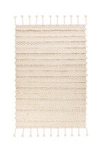 Teppich >Bohist< in Natural, 95% Wolle / 5%...