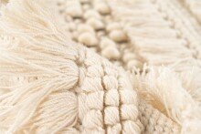 Teppich >Bohist< in Natural, 95% Wolle / 5% Baumwolle - 290x200cm (LxB)