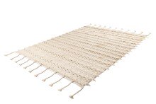 Teppich >Bohist< in Natural, 95% Wolle / 5% Baumwolle - 150x80cm (LxB)