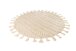Teppich >Bohist< in Natural, 95% Wolle / 5% Baumwolle - 160x160cm (LxB)