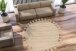 Teppich >Bohist< in Natural, 95% Wolle / 5% Baumwolle - 160x160cm (LxB)