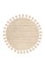 Teppich >Bohist< in Natural, 95% Wolle / 5% Baumwolle - 160x160cm (LxB)