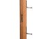 Wandgarderobe >Kobuo< in Wildeiche aus Massivholz - 8x185x4cm (BxHxT)