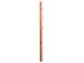 Wandgarderobe >Kobuo< in Wildeiche aus Massivholz - 8x185x4cm (BxHxT)