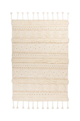 Teppich >Bohist< in Creme - 180x120 (LxB)