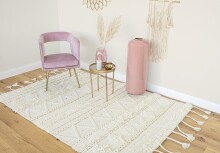 Teppich >Bohist< in Creme - 150x80 (LxB)