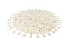 Teppich >Bohist< in Creme - 160x160 (LxB)