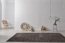 Teppich >Bridget< in Braun, 100% Viskose - 150x80cm (LxB)