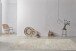 Teppich >Bridget< in Creme, 100% Viskose - 150x80cm (LxB)