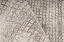 Teppich >Bridget< in Silber, 100% Viskose - 290x200cm (LxB)