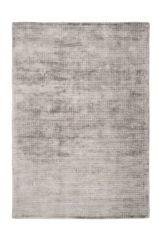 Teppich >Bridget< in Silber, 100% Viskose - 150x80cm (LxB)