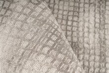 Teppich >Bridget< in Silber, 100% Viskose - 150x80cm (LxB)