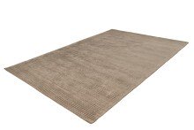Teppich >Bridget< in Taupe, 100% Viskose - 150x80cm (LxB)