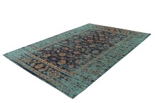 Teppich >Charme< in Multi / Blau - 180x120 (LxB)