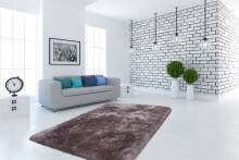 Teppich >Cosy< in Silber, 100% Polyester - 230x160cm (LxB)