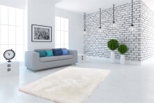 Teppich >Cosy< in Weiß, 100% Polyester - 230x160cm (LxB)