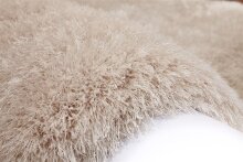 Teppich >Cosy< in Elfenbein, 100% Polyester - 150x80cm (LxB)