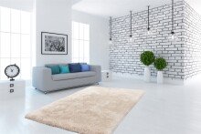 Teppich >Cosy< in Elfenbein, 100% Polyester -...