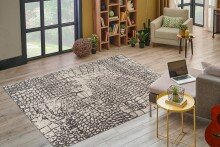 Teppich >Davis< in Grau, 100% Polyester - 170x120cm...